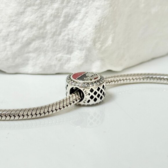 Pandora Smoky Mountains Bear Bead Charm S925 Silver Charm - Picture 3 of 4